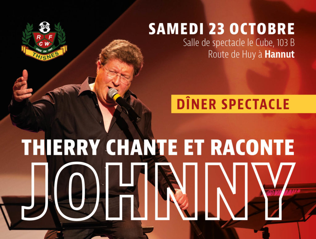 Dîner spectacle « Thierry chante et raconte Johnny »