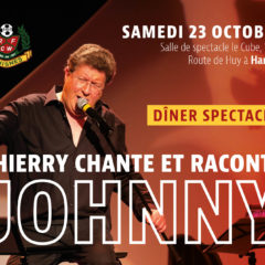 Dîner spectacle « Thierry chante et raconte Johnny »